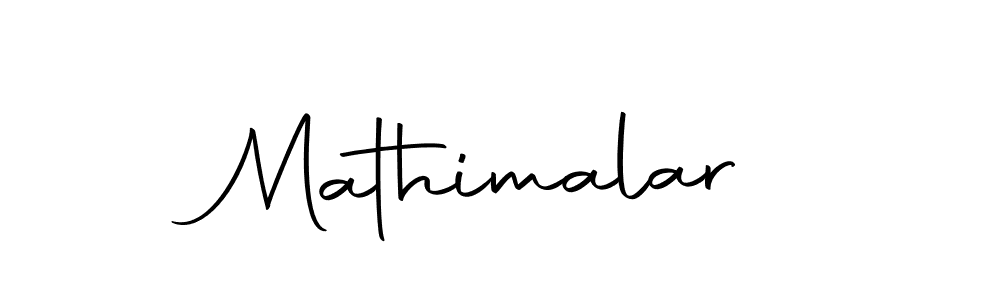 Create a beautiful signature design for name Mathimalar. With this signature (Autography-DOLnW) fonts, you can make a handwritten signature for free. Mathimalar signature style 10 images and pictures png