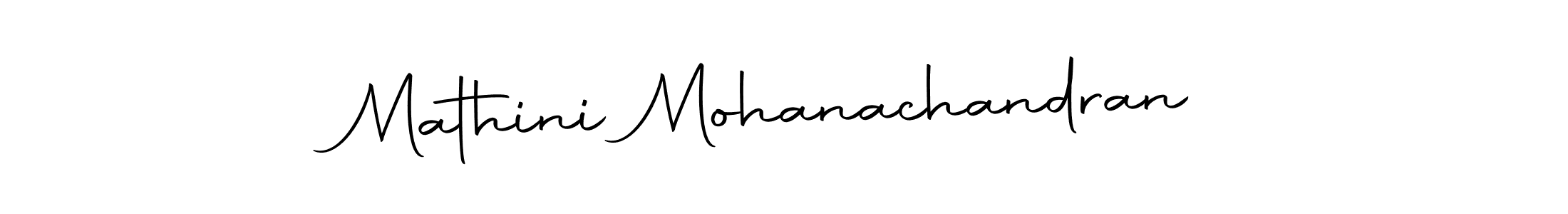 Mathini Mohanachandran stylish signature style. Best Handwritten Sign (Autography-DOLnW) for my name. Handwritten Signature Collection Ideas for my name Mathini Mohanachandran. Mathini Mohanachandran signature style 10 images and pictures png