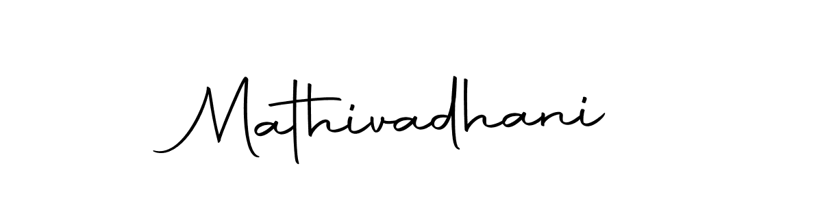 Mathivadhani stylish signature style. Best Handwritten Sign (Autography-DOLnW) for my name. Handwritten Signature Collection Ideas for my name Mathivadhani. Mathivadhani signature style 10 images and pictures png