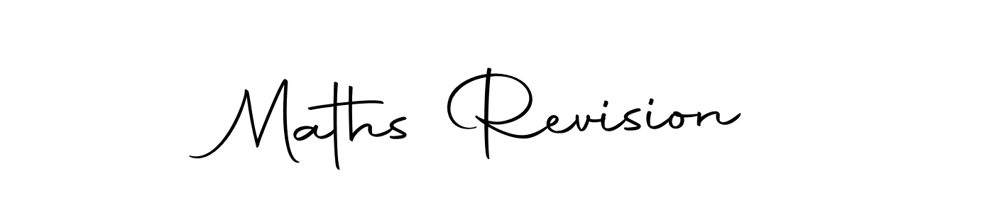 Make a beautiful signature design for name Maths Revision. With this signature (Autography-DOLnW) style, you can create a handwritten signature for free. Maths Revision signature style 10 images and pictures png