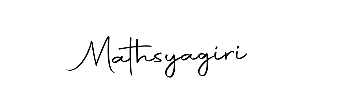Make a beautiful signature design for name Mathsyagiri. With this signature (Autography-DOLnW) style, you can create a handwritten signature for free. Mathsyagiri signature style 10 images and pictures png