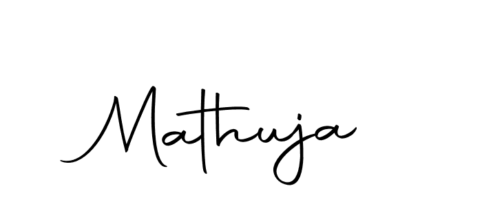 Similarly Autography-DOLnW is the best handwritten signature design. Signature creator online .You can use it as an online autograph creator for name Mathuja. Mathuja signature style 10 images and pictures png