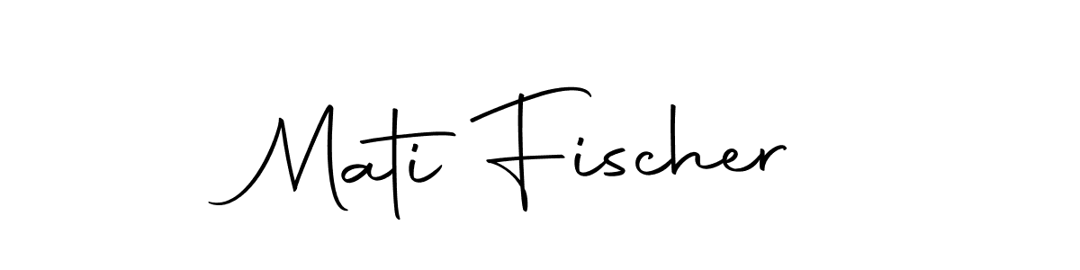 How to make Mati Fischer signature? Autography-DOLnW is a professional autograph style. Create handwritten signature for Mati Fischer name. Mati Fischer signature style 10 images and pictures png