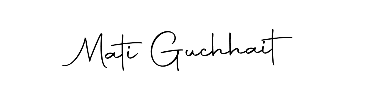 Design your own signature with our free online signature maker. With this signature software, you can create a handwritten (Autography-DOLnW) signature for name Mati Guchhait. Mati Guchhait signature style 10 images and pictures png