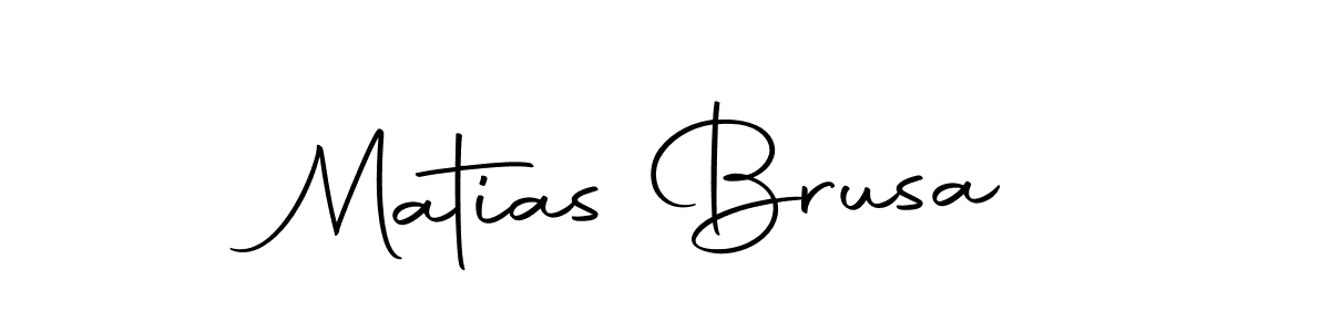 Design your own signature with our free online signature maker. With this signature software, you can create a handwritten (Autography-DOLnW) signature for name Matias Brusa. Matias Brusa signature style 10 images and pictures png