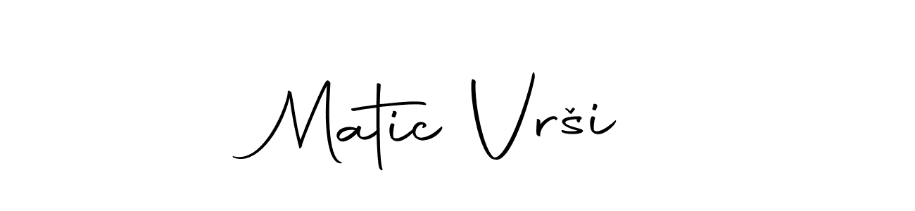 Use a signature maker to create a handwritten signature online. With this signature software, you can design (Autography-DOLnW) your own signature for name Matic Vršič. Matic Vršič signature style 10 images and pictures png