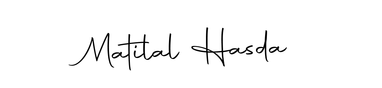 Make a beautiful signature design for name Matilal Hasda. With this signature (Autography-DOLnW) style, you can create a handwritten signature for free. Matilal Hasda signature style 10 images and pictures png
