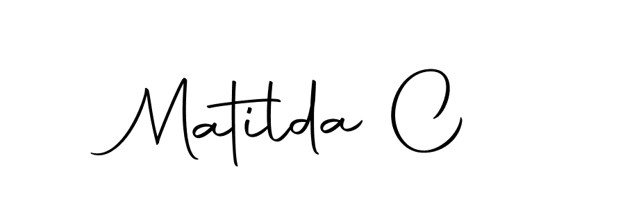 The best way (Autography-DOLnW) to make a short signature is to pick only two or three words in your name. The name Matilda C include a total of six letters. For converting this name. Matilda C signature style 10 images and pictures png