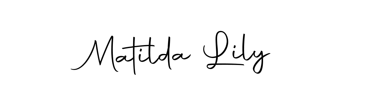 Once you've used our free online signature maker to create your best signature Autography-DOLnW style, it's time to enjoy all of the benefits that Matilda Lily name signing documents. Matilda Lily signature style 10 images and pictures png