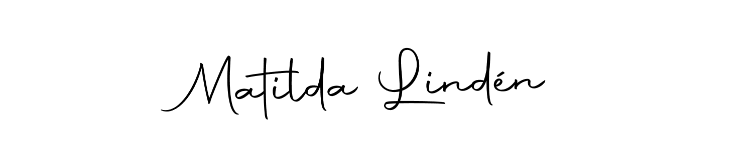 It looks lik you need a new signature style for name Matilda Lindén. Design unique handwritten (Autography-DOLnW) signature with our free signature maker in just a few clicks. Matilda Lindén signature style 10 images and pictures png