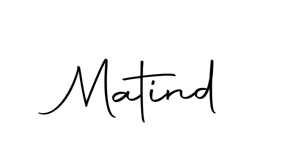 Use a signature maker to create a handwritten signature online. With this signature software, you can design (Autography-DOLnW) your own signature for name Matind. Matind signature style 10 images and pictures png