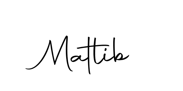 Create a beautiful signature design for name Matlib. With this signature (Autography-DOLnW) fonts, you can make a handwritten signature for free. Matlib signature style 10 images and pictures png