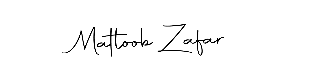 Design your own signature with our free online signature maker. With this signature software, you can create a handwritten (Autography-DOLnW) signature for name Matloob Zafar. Matloob Zafar signature style 10 images and pictures png
