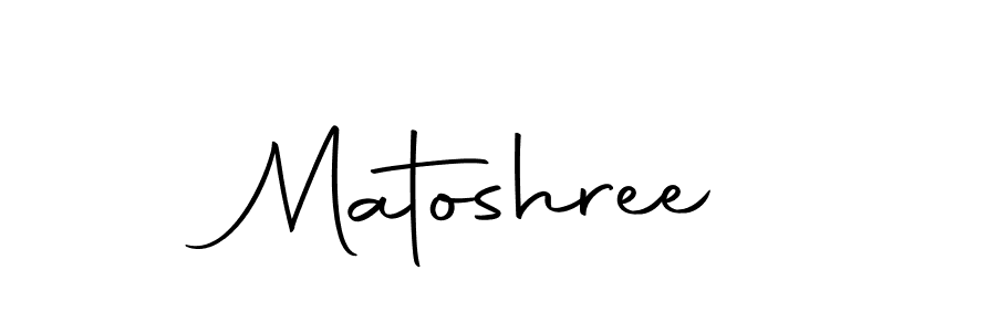 Use a signature maker to create a handwritten signature online. With this signature software, you can design (Autography-DOLnW) your own signature for name Matoshree. Matoshree signature style 10 images and pictures png