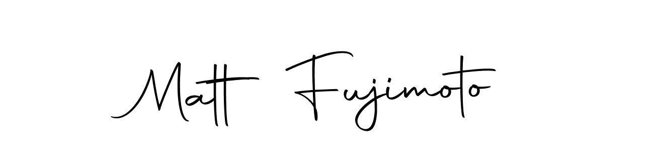 Create a beautiful signature design for name Matt Fujimoto. With this signature (Autography-DOLnW) fonts, you can make a handwritten signature for free. Matt Fujimoto signature style 10 images and pictures png