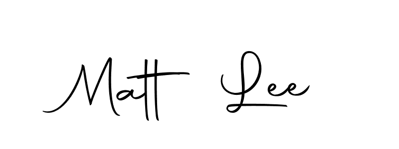 You should practise on your own different ways (Autography-DOLnW) to write your name (Matt Lee) in signature. don't let someone else do it for you. Matt Lee signature style 10 images and pictures png