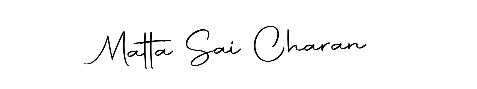 Make a short Matta Sai Charan signature style. Manage your documents anywhere anytime using Autography-DOLnW. Create and add eSignatures, submit forms, share and send files easily. Matta Sai Charan signature style 10 images and pictures png