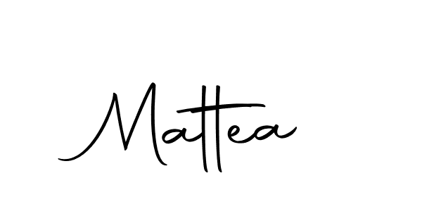 Design your own signature with our free online signature maker. With this signature software, you can create a handwritten (Autography-DOLnW) signature for name Mattea. Mattea signature style 10 images and pictures png