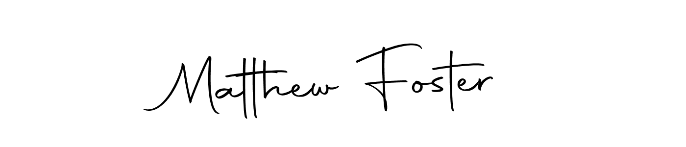Matthew Foster stylish signature style. Best Handwritten Sign (Autography-DOLnW) for my name. Handwritten Signature Collection Ideas for my name Matthew Foster. Matthew Foster signature style 10 images and pictures png