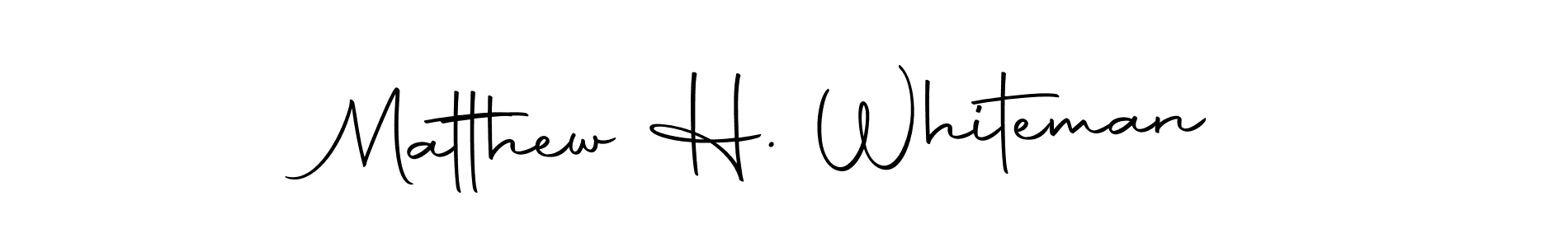 It looks lik you need a new signature style for name Matthew H. Whiteman. Design unique handwritten (Autography-DOLnW) signature with our free signature maker in just a few clicks. Matthew H. Whiteman signature style 10 images and pictures png