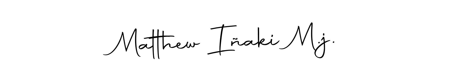 How to make Matthew Iñaki M.j. signature? Autography-DOLnW is a professional autograph style. Create handwritten signature for Matthew Iñaki M.j. name. Matthew Iñaki M.j. signature style 10 images and pictures png