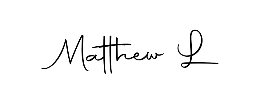 Also we have Matthew L name is the best signature style. Create professional handwritten signature collection using Autography-DOLnW autograph style. Matthew L signature style 10 images and pictures png