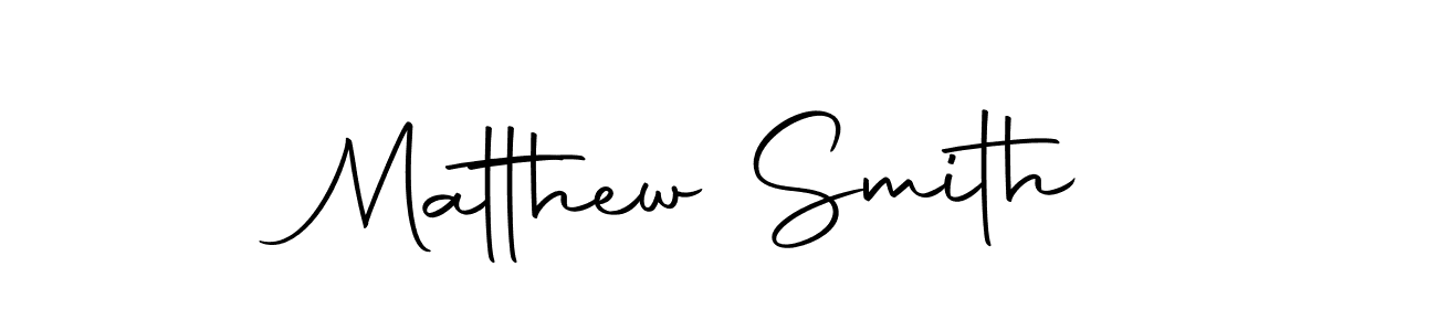 Create a beautiful signature design for name Matthew Smith. With this signature (Autography-DOLnW) fonts, you can make a handwritten signature for free. Matthew Smith signature style 10 images and pictures png