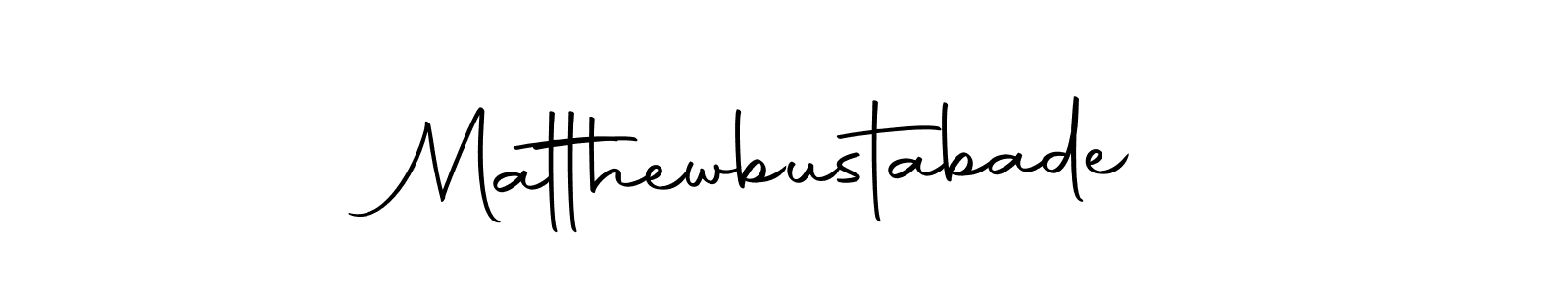 Make a short Matthewbustabade signature style. Manage your documents anywhere anytime using Autography-DOLnW. Create and add eSignatures, submit forms, share and send files easily. Matthewbustabade signature style 10 images and pictures png