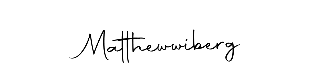 How to make Matthewwiberg name signature. Use Autography-DOLnW style for creating short signs online. This is the latest handwritten sign. Matthewwiberg signature style 10 images and pictures png