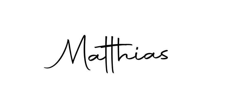 Create a beautiful signature design for name Matthias. With this signature (Autography-DOLnW) fonts, you can make a handwritten signature for free. Matthias signature style 10 images and pictures png