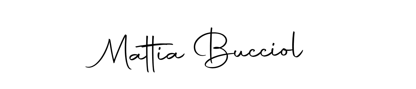 Create a beautiful signature design for name Mattia Bucciol. With this signature (Autography-DOLnW) fonts, you can make a handwritten signature for free. Mattia Bucciol signature style 10 images and pictures png