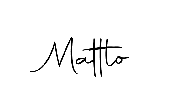 Design your own signature with our free online signature maker. With this signature software, you can create a handwritten (Autography-DOLnW) signature for name Mattlo. Mattlo signature style 10 images and pictures png