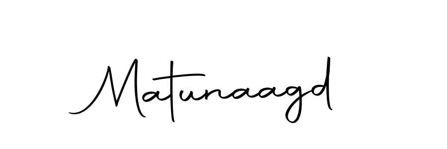 Create a beautiful signature design for name Matunaagd. With this signature (Autography-DOLnW) fonts, you can make a handwritten signature for free. Matunaagd signature style 10 images and pictures png