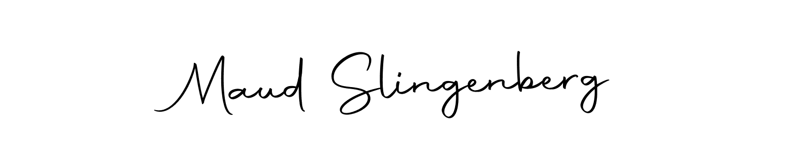 Make a short Maud Slingenberg signature style. Manage your documents anywhere anytime using Autography-DOLnW. Create and add eSignatures, submit forms, share and send files easily. Maud Slingenberg signature style 10 images and pictures png