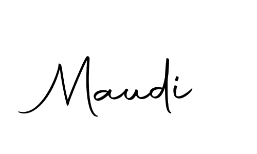 Make a beautiful signature design for name Maudi. Use this online signature maker to create a handwritten signature for free. Maudi signature style 10 images and pictures png