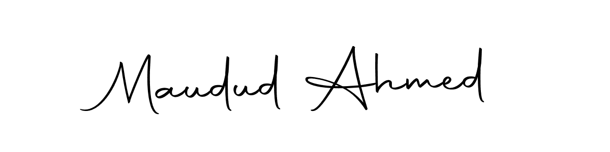 Maudud Ahmed stylish signature style. Best Handwritten Sign (Autography-DOLnW) for my name. Handwritten Signature Collection Ideas for my name Maudud Ahmed. Maudud Ahmed signature style 10 images and pictures png