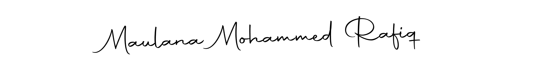 Use a signature maker to create a handwritten signature online. With this signature software, you can design (Autography-DOLnW) your own signature for name Maulana Mohammed Rafiq. Maulana Mohammed Rafiq signature style 10 images and pictures png