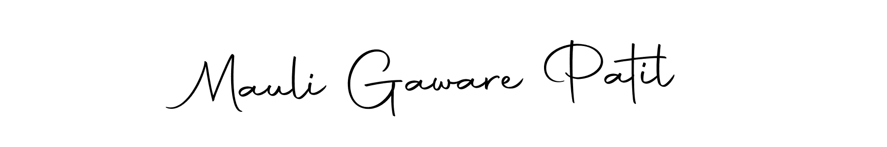 Here are the top 10 professional signature styles for the name Mauli Gaware Patil. These are the best autograph styles you can use for your name. Mauli Gaware Patil signature style 10 images and pictures png