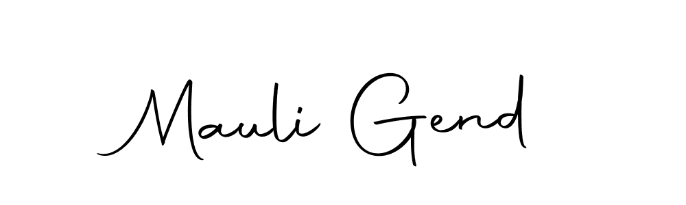 Make a beautiful signature design for name Mauli Gend. Use this online signature maker to create a handwritten signature for free. Mauli Gend signature style 10 images and pictures png