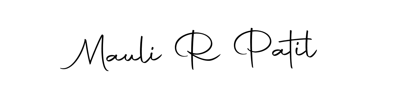 Make a beautiful signature design for name Mauli R Patil. With this signature (Autography-DOLnW) style, you can create a handwritten signature for free. Mauli R Patil signature style 10 images and pictures png