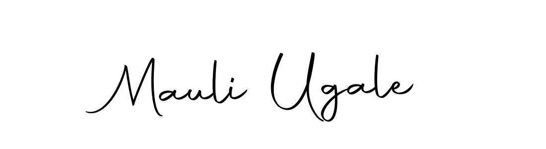 Design your own signature with our free online signature maker. With this signature software, you can create a handwritten (Autography-DOLnW) signature for name Mauli Ugale. Mauli Ugale signature style 10 images and pictures png