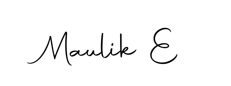 if you are searching for the best signature style for your name Maulik E. so please give up your signature search. here we have designed multiple signature styles  using Autography-DOLnW. Maulik E signature style 10 images and pictures png