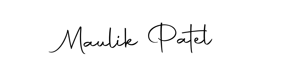 How to make Maulik Patel signature? Autography-DOLnW is a professional autograph style. Create handwritten signature for Maulik Patel name. Maulik Patel signature style 10 images and pictures png
