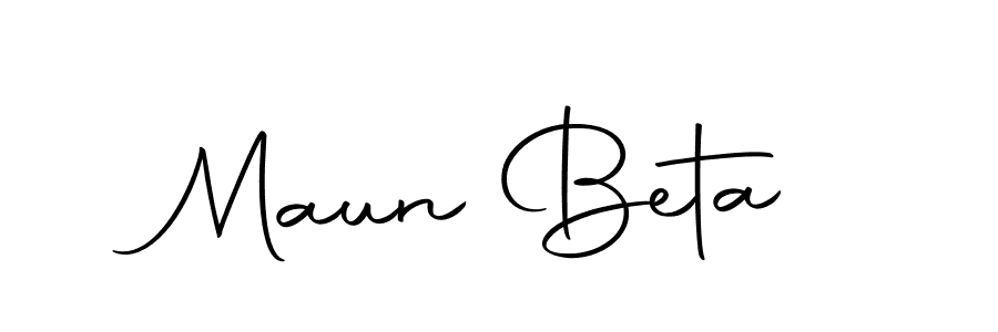 Use a signature maker to create a handwritten signature online. With this signature software, you can design (Autography-DOLnW) your own signature for name Maun Beta. Maun Beta signature style 10 images and pictures png