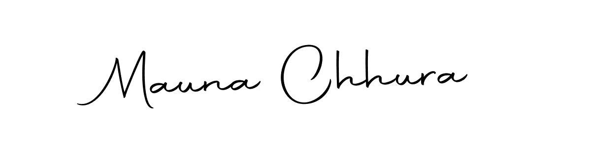 Design your own signature with our free online signature maker. With this signature software, you can create a handwritten (Autography-DOLnW) signature for name Mauna Chhura. Mauna Chhura signature style 10 images and pictures png