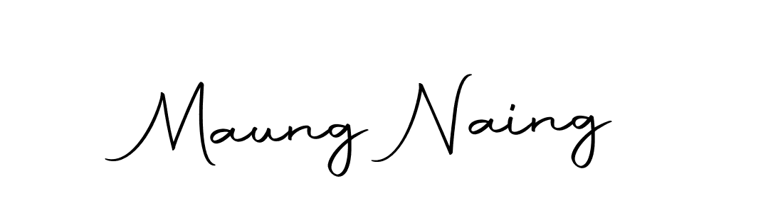 How to make Maung Naing name signature. Use Autography-DOLnW style for creating short signs online. This is the latest handwritten sign. Maung Naing signature style 10 images and pictures png