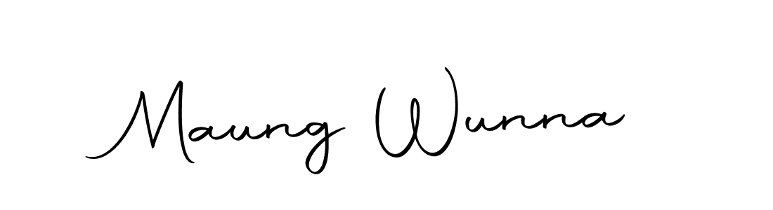 Here are the top 10 professional signature styles for the name Maung Wunna. These are the best autograph styles you can use for your name. Maung Wunna signature style 10 images and pictures png