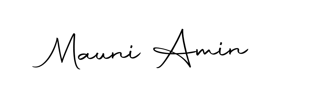 Mauni Amin stylish signature style. Best Handwritten Sign (Autography-DOLnW) for my name. Handwritten Signature Collection Ideas for my name Mauni Amin. Mauni Amin signature style 10 images and pictures png