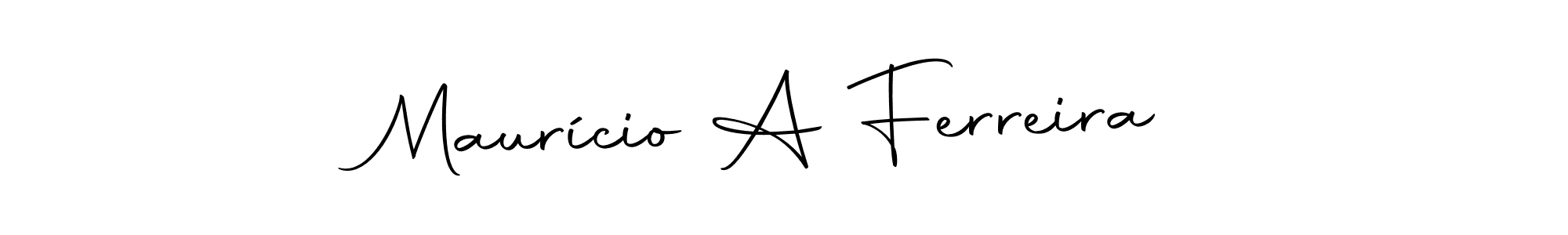 Make a beautiful signature design for name Maurício A Ferreira. With this signature (Autography-DOLnW) style, you can create a handwritten signature for free. Maurício A Ferreira signature style 10 images and pictures png