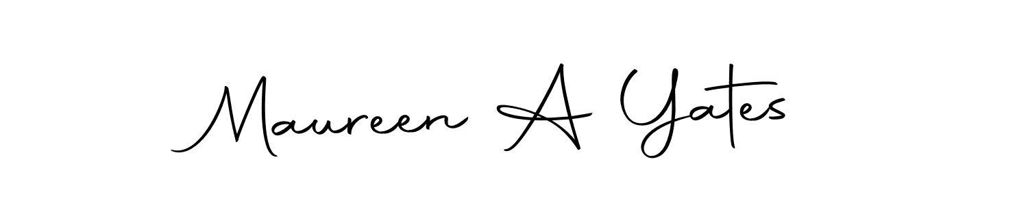 Make a short Maureen A Yates signature style. Manage your documents anywhere anytime using Autography-DOLnW. Create and add eSignatures, submit forms, share and send files easily. Maureen A Yates signature style 10 images and pictures png